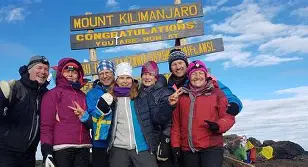 7 Days/ 6 Nights Tanzania Mt Kilimanjaro trek, lemosho route